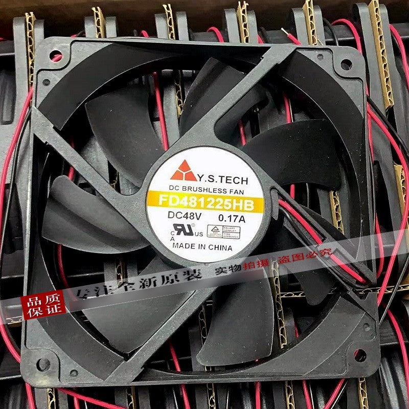 Y.S.TECH FD481225HB 48V 0.17A 3wires 2wires Cooling Fan Y.S.TECH FD481225HB 48V 0.17A 3wires 2wires Cooling Fan